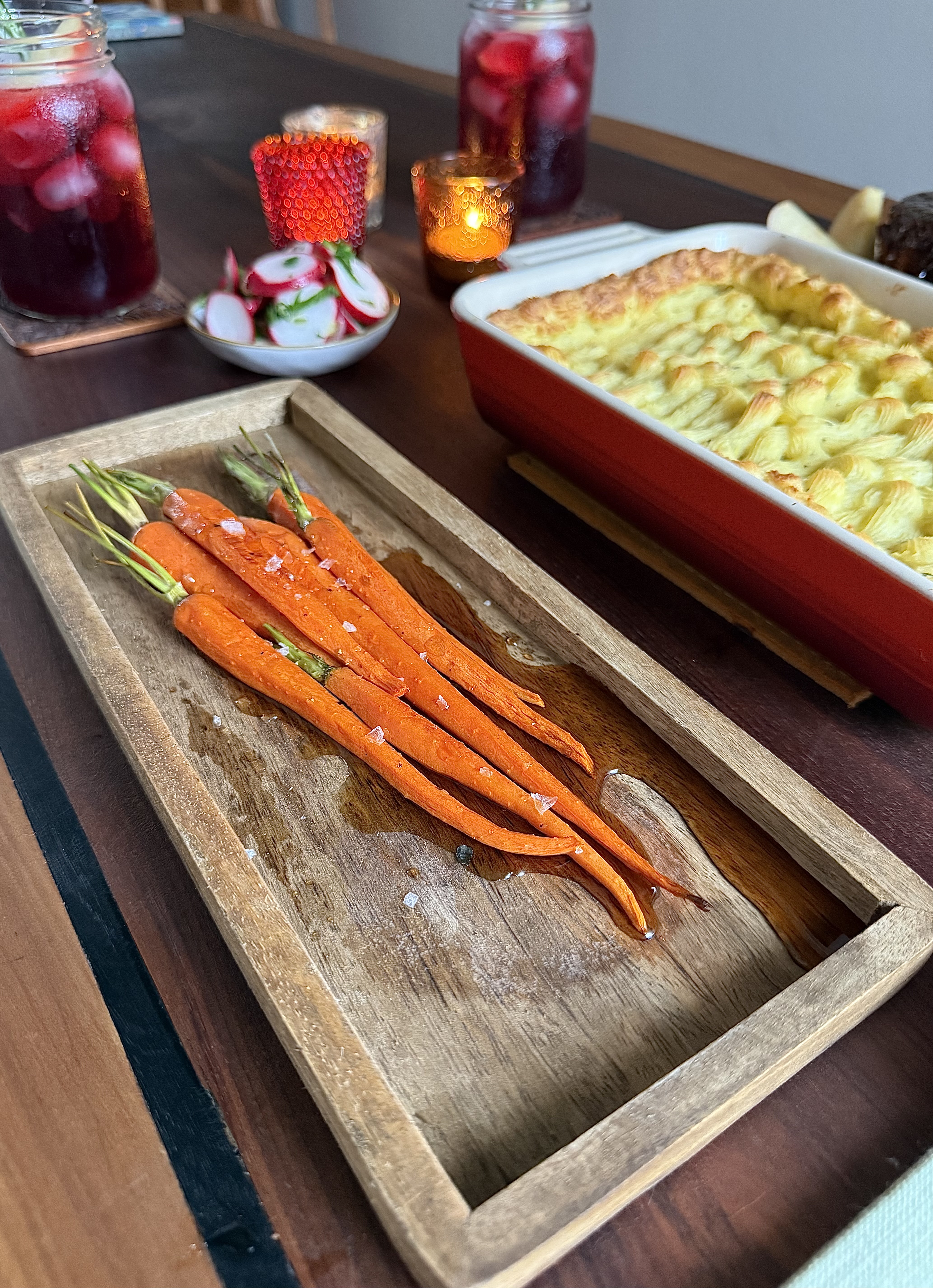 England II maple-thyme roasted carrots thumbnail